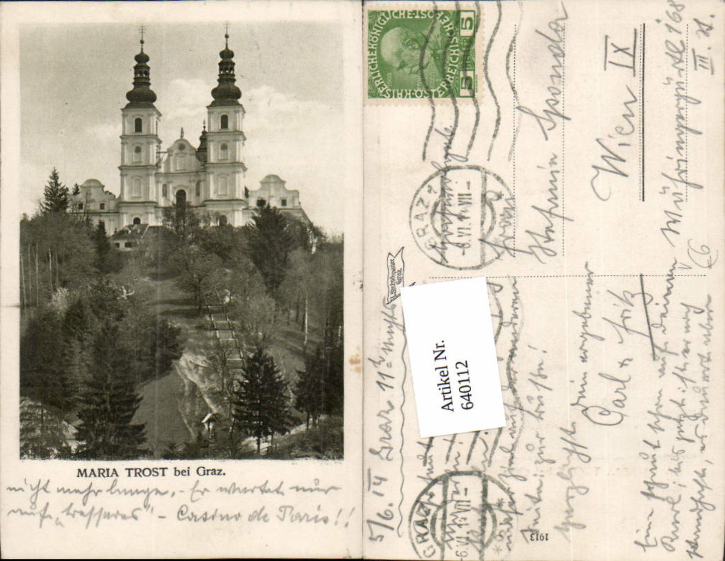 Alte Ansichtskarte – Old Postcard