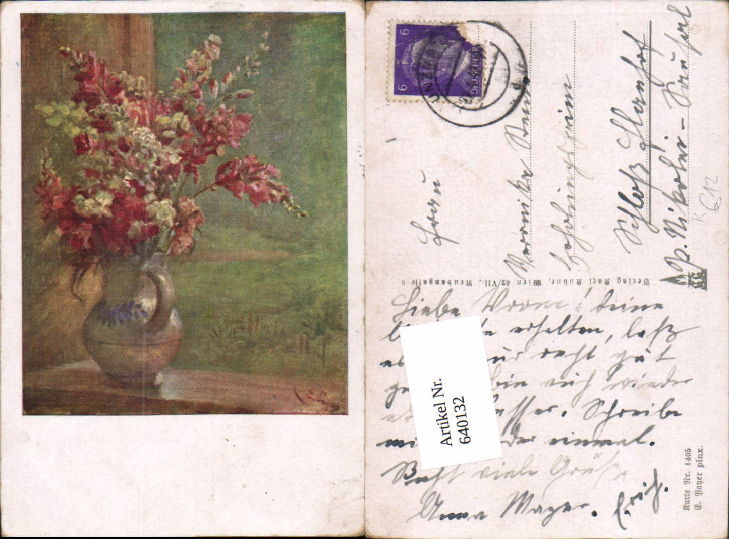 640132,Deutscher Schulverein 1405 Ernst Payer Vase