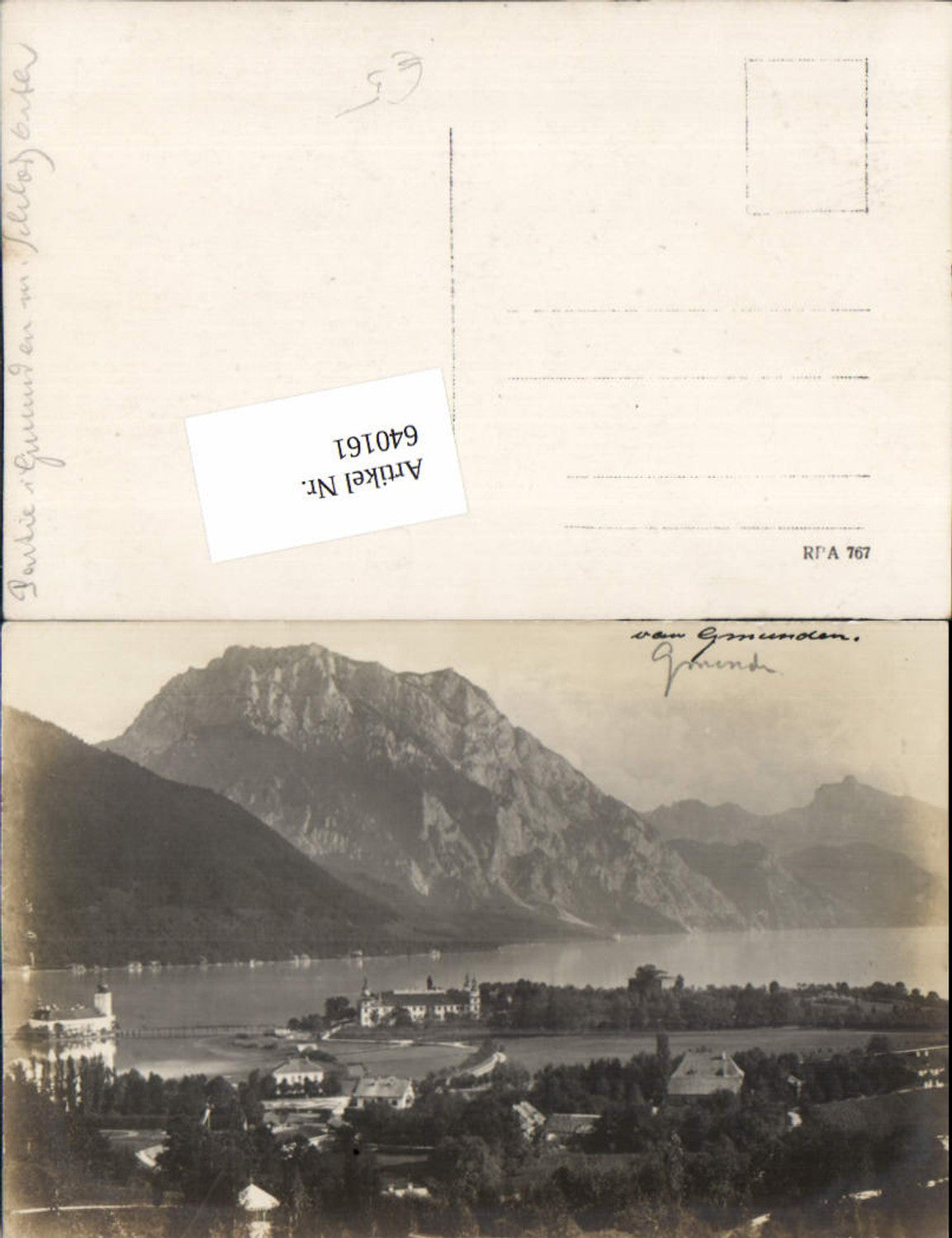 640161,Foto-AK Gmunden am Traunsee