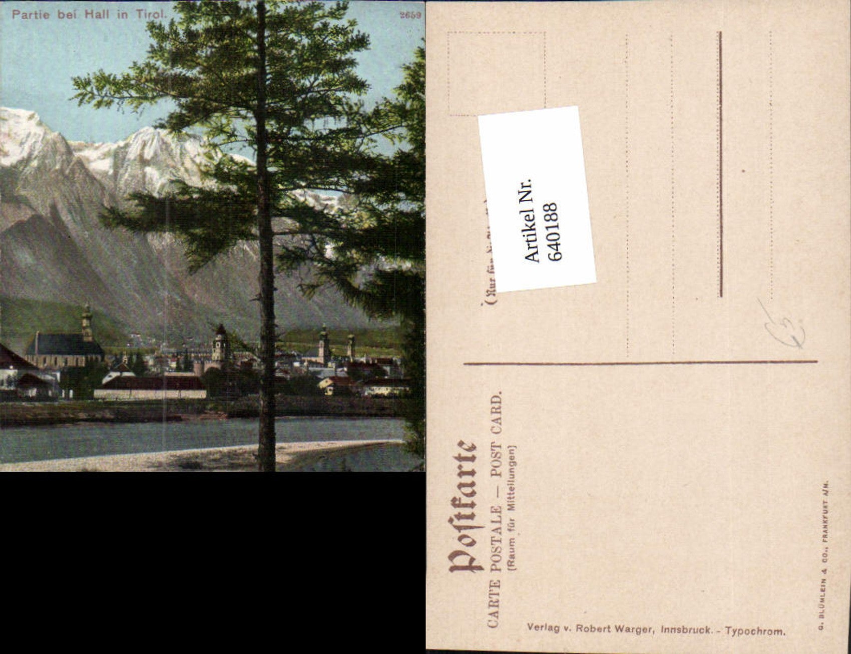 Alte Ansichtskarte – Old Postcard