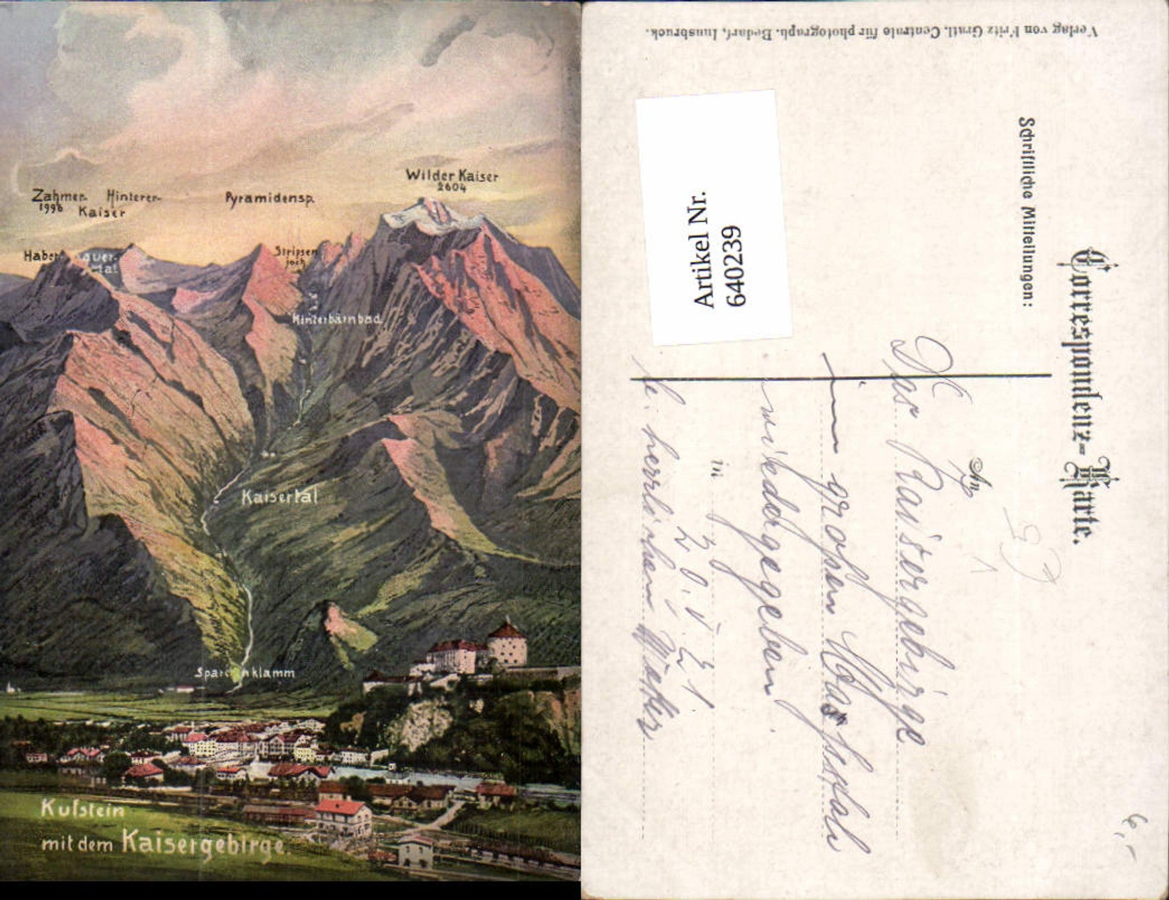 Alte Ansichtskarte – Old Postcard