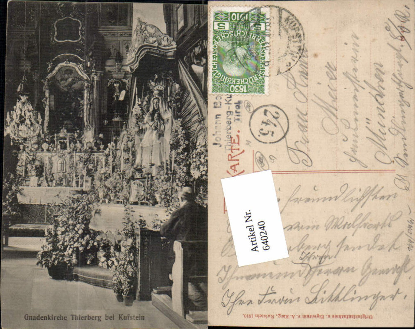 Alte Ansichtskarte – Old Postcard