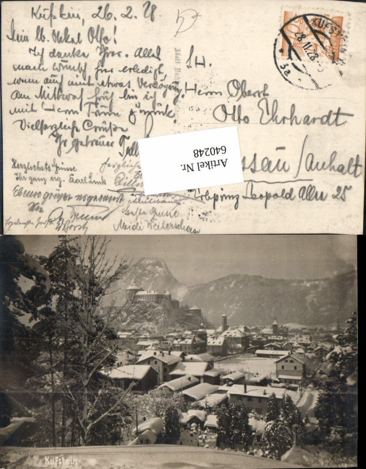 Alte Ansichtskarte – Old Postcard