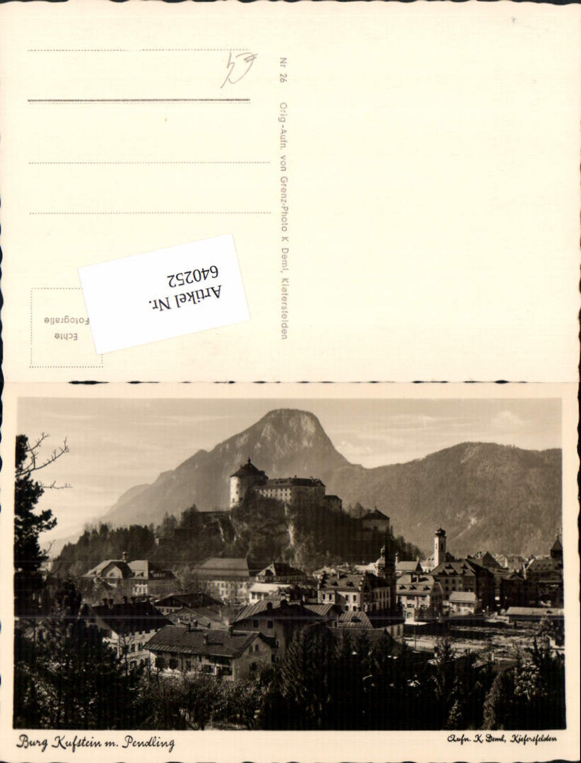 Alte Ansichtskarte – Old Postcard