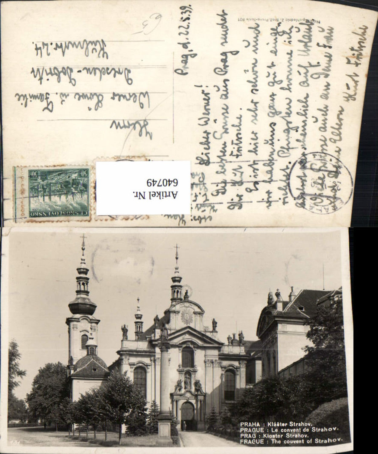 Alte Ansichtskarte – Old Postcard