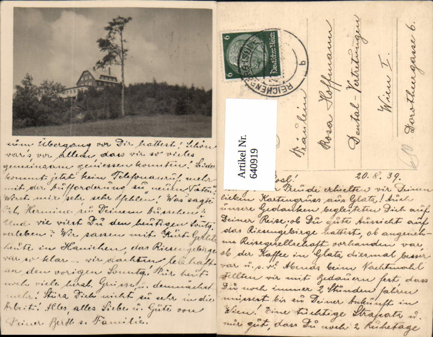 Alte Ansichtskarte – Old Postcard