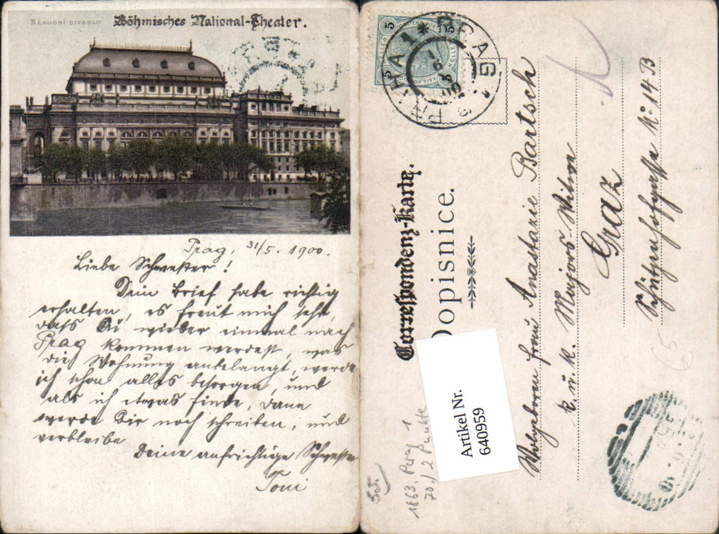 Alte Ansichtskarte – Old Postcard