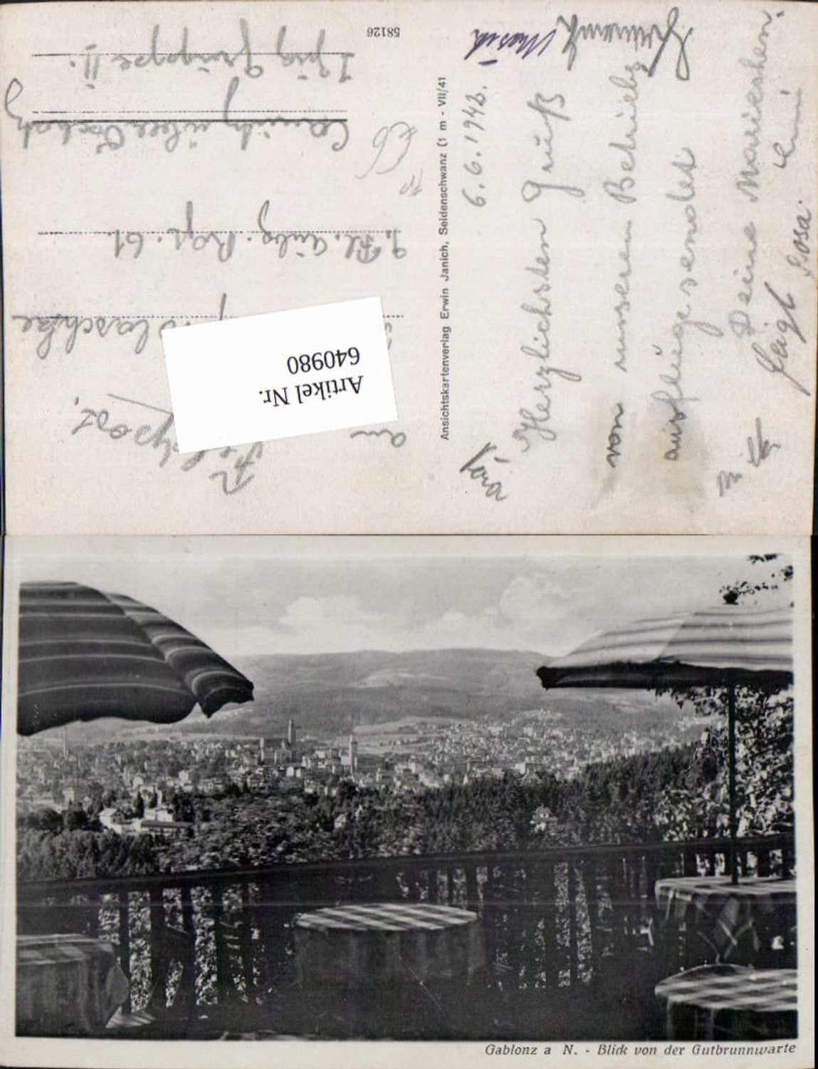 Alte Ansichtskarte – Old Postcard