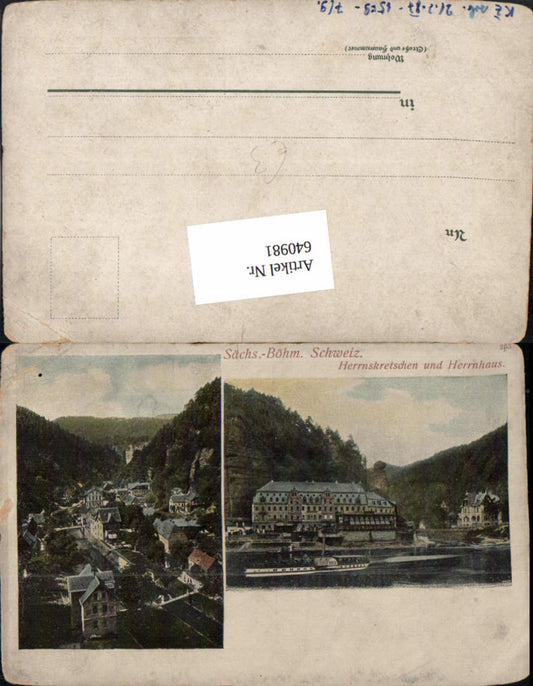 Alte Ansichtskarte – Old Postcard