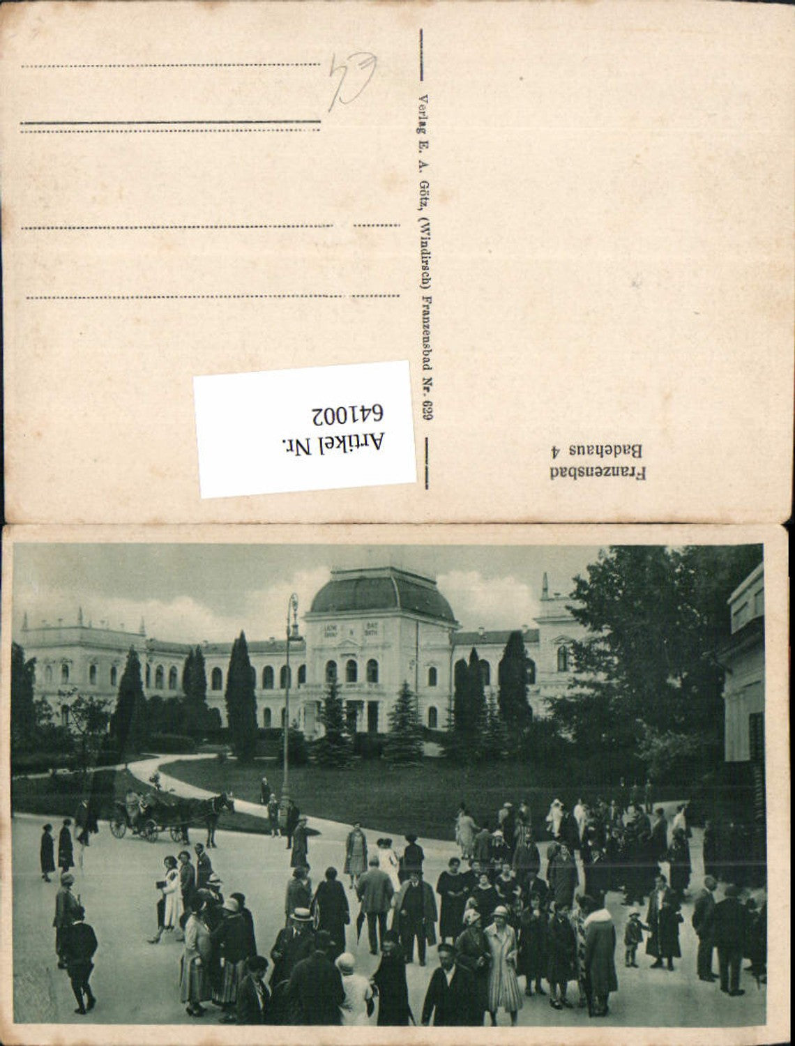 Alte Ansichtskarte – Old Postcard
