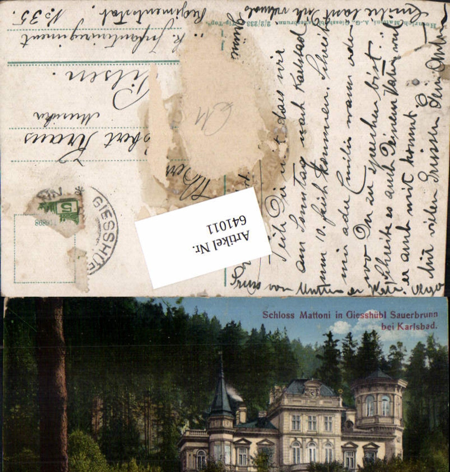 Alte Ansichtskarte – Old Postcard