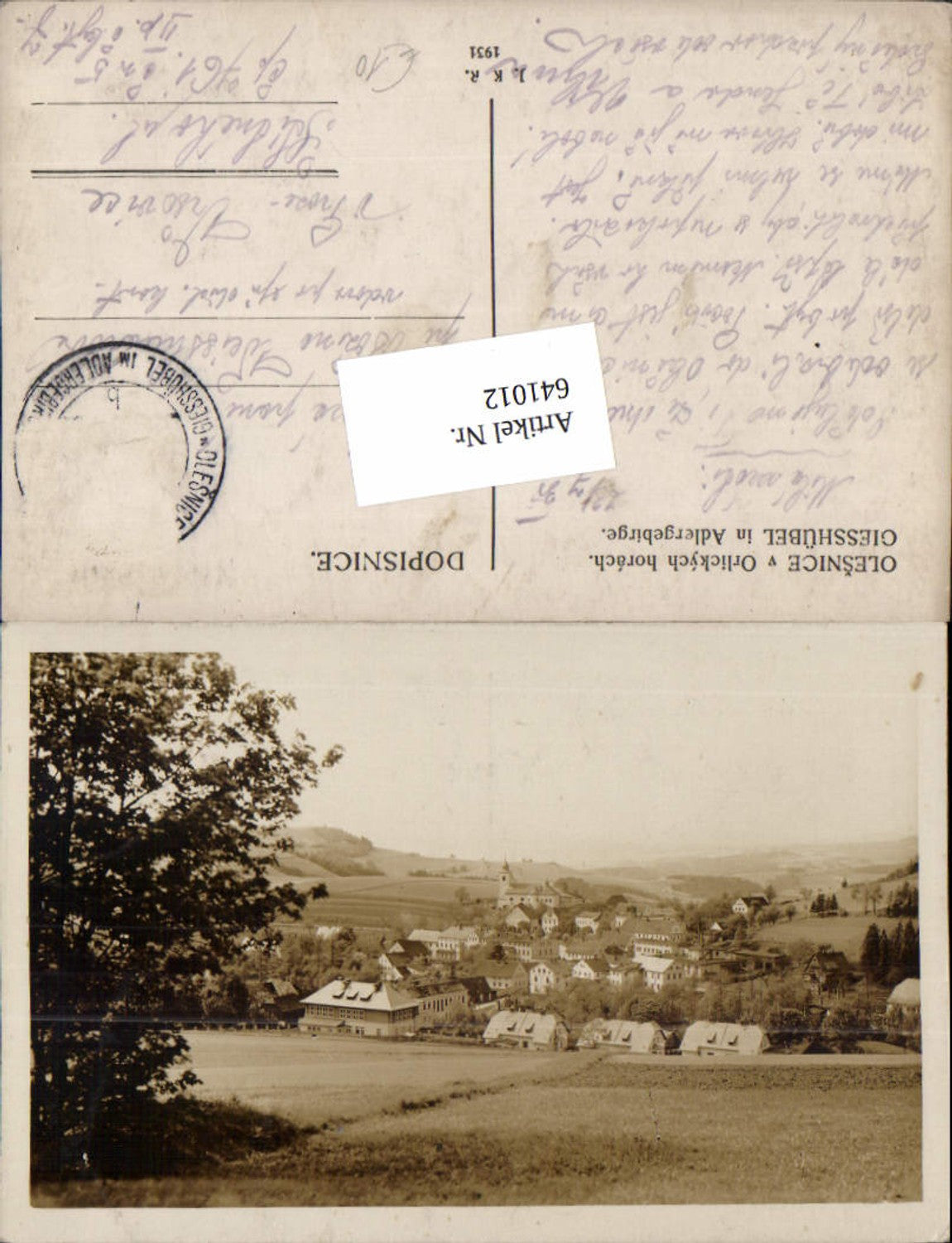 Alte Ansichtskarte – Old Postcard