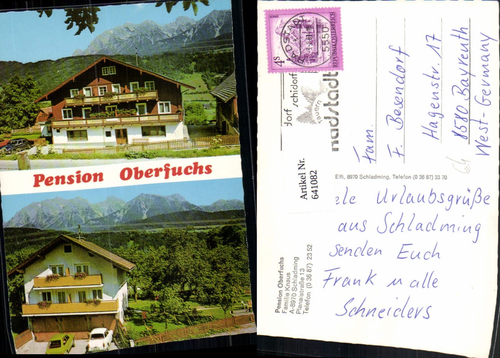 Alte Ansichtskarte – Old Postcard