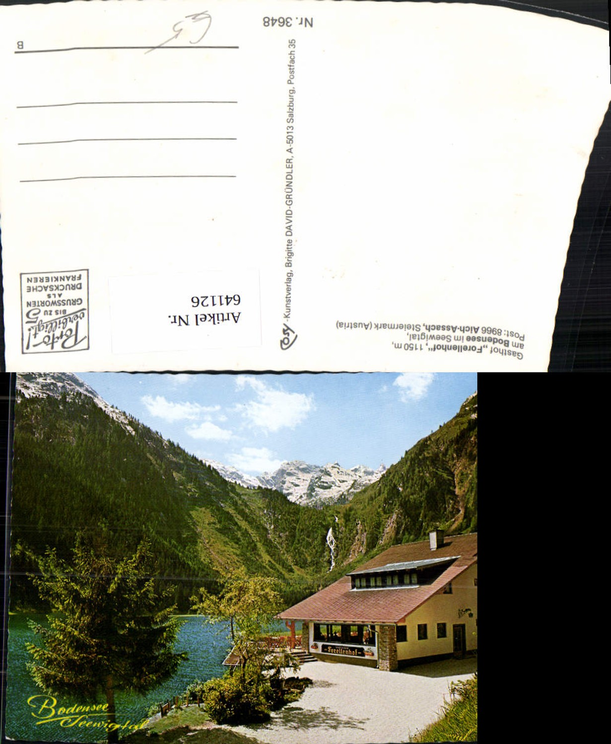 Alte Ansichtskarte – Old Postcard