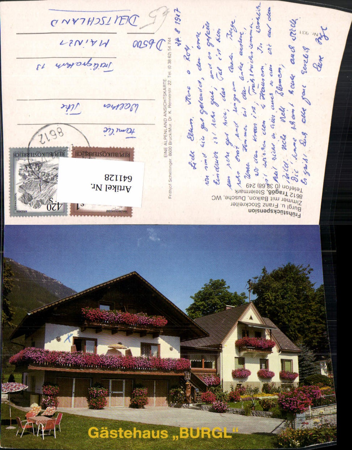 Alte Ansichtskarte – Old Postcard