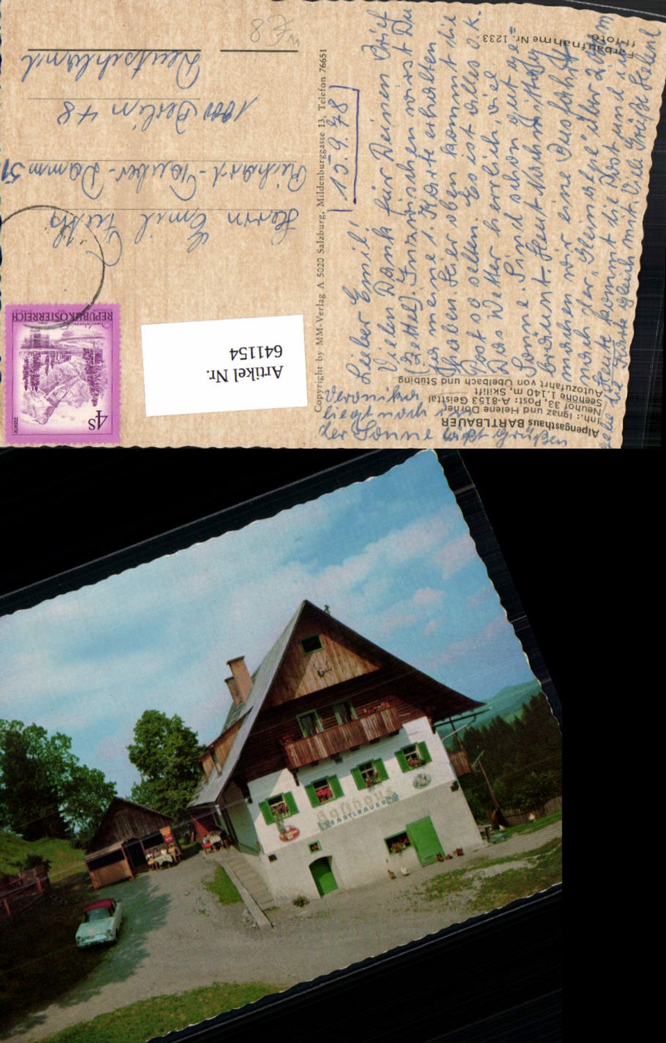 Alte Ansichtskarte – Old Postcard