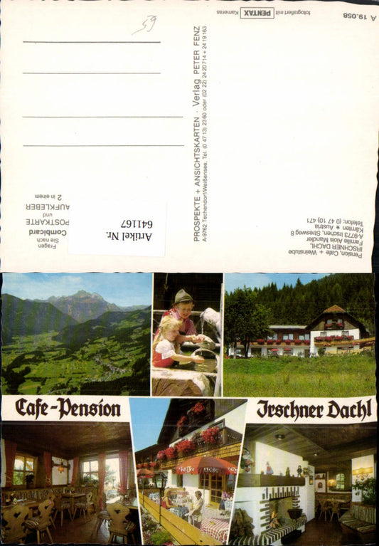 641167,Mehrbild Ak Irschen Pension Cafe Irschner Dachl