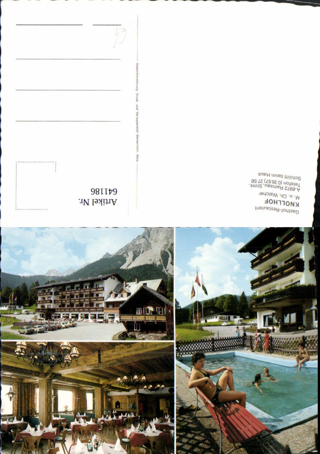 Alte Ansichtskarte – Old Postcard