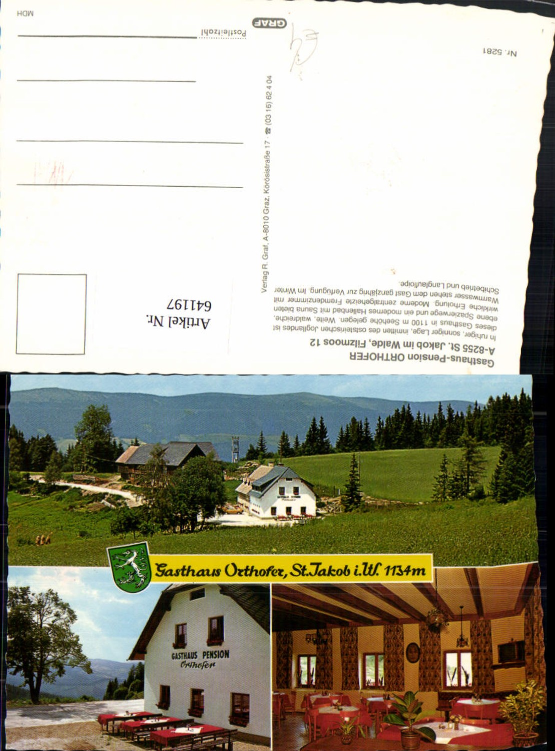 Alte Ansichtskarte – Old Postcard