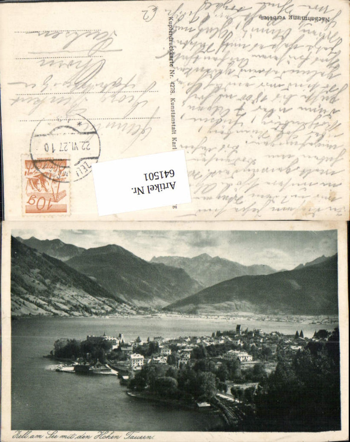 641501,Zell a. See m. d. Hohen Tauern