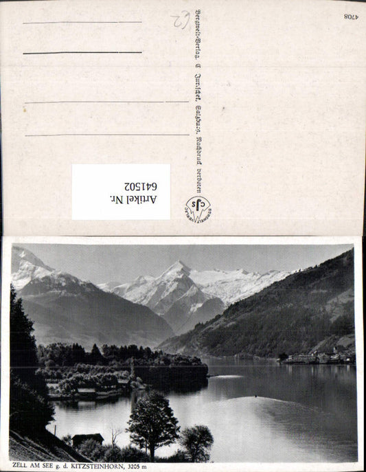 641502,Zell a. See geg. d. Kitzsteinhorn