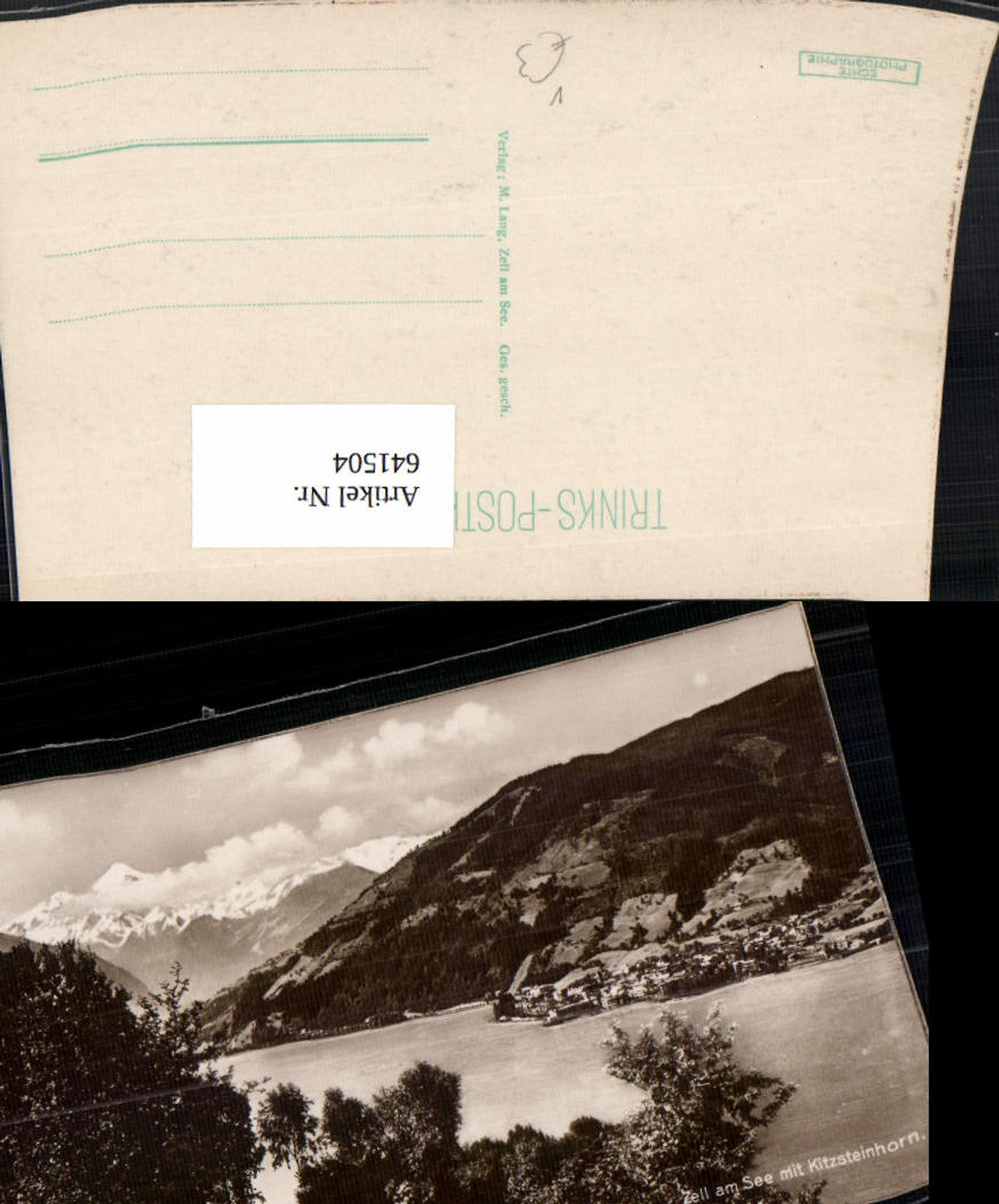 641504,Zell a. See mit Kitzsteinhorn pub Trinks