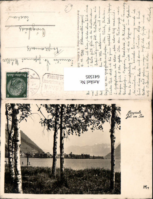 641505,Foto Ak Bergstadt Zell a. See