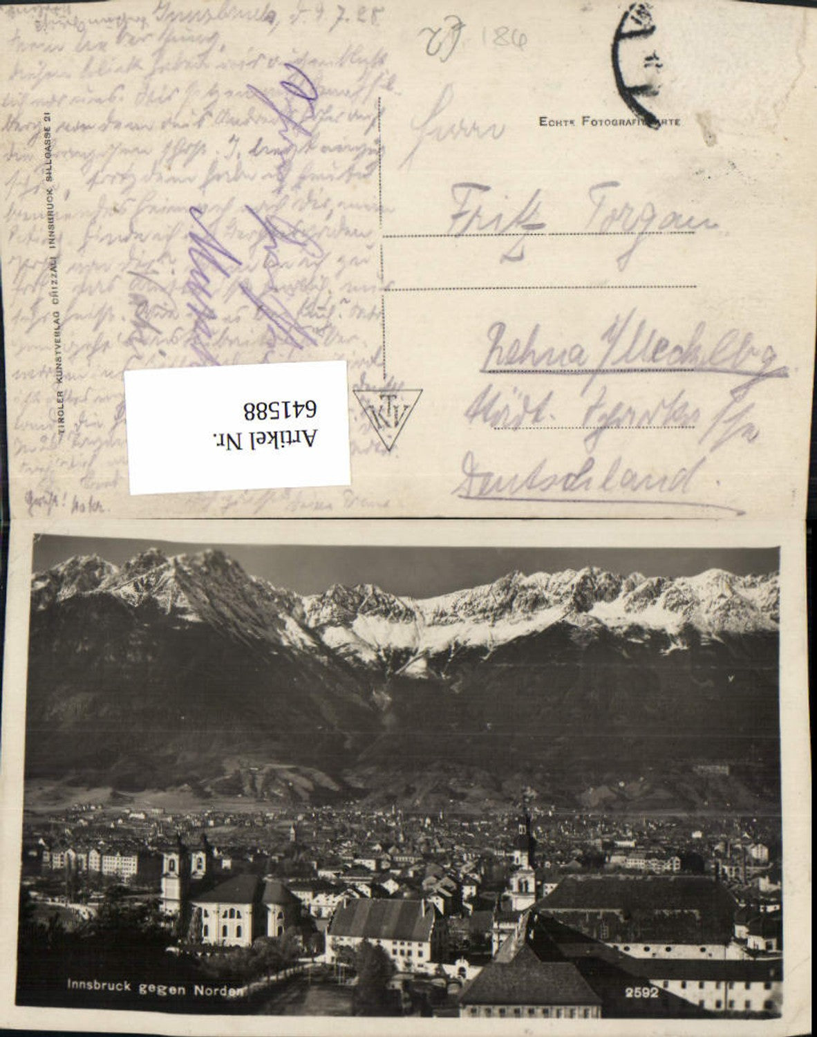 Alte Ansichtskarte – Old Postcard