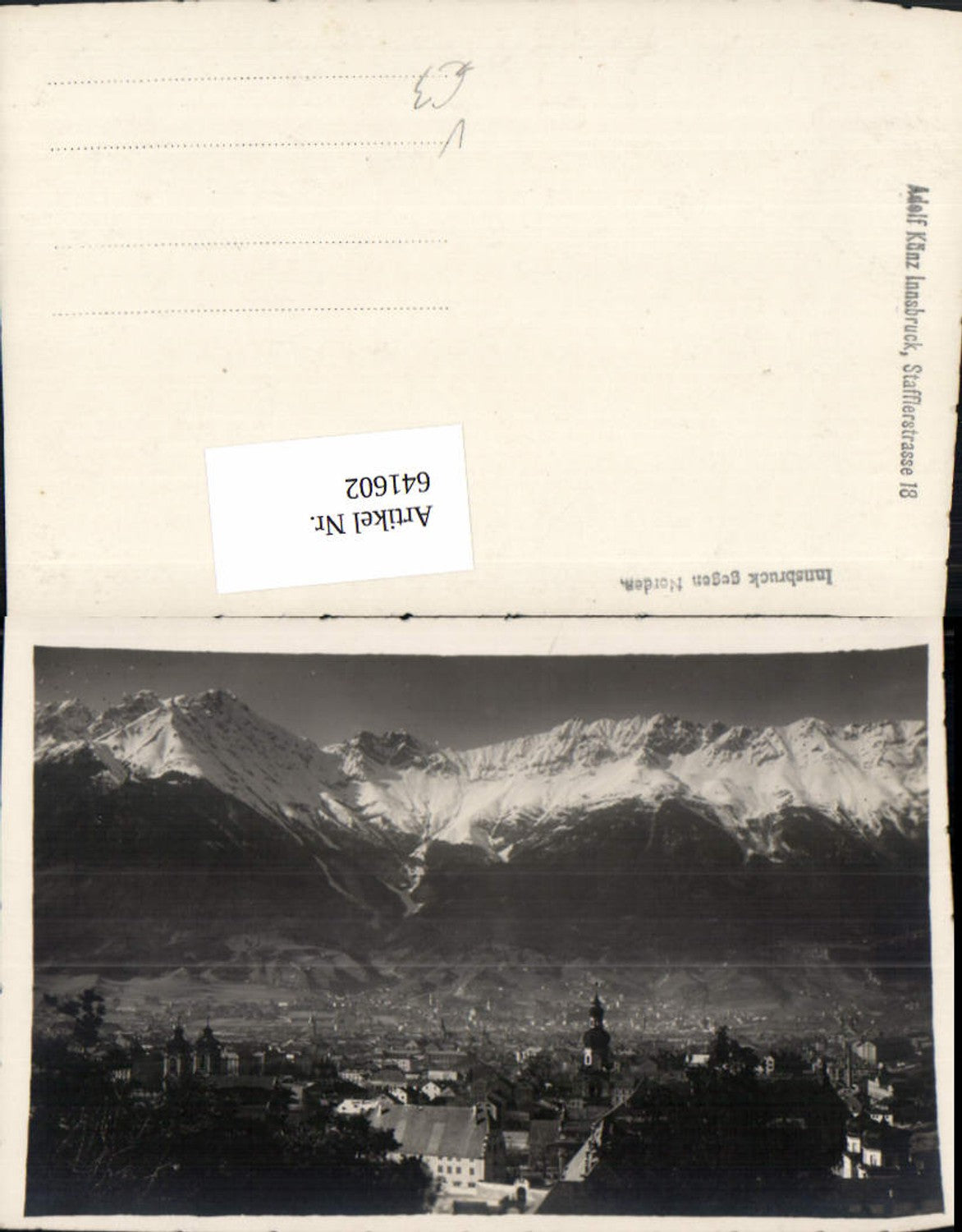 Alte Ansichtskarte – Old Postcard