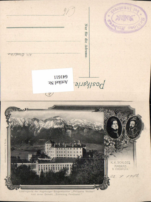 Alte Ansichtskarte – Old Postcard