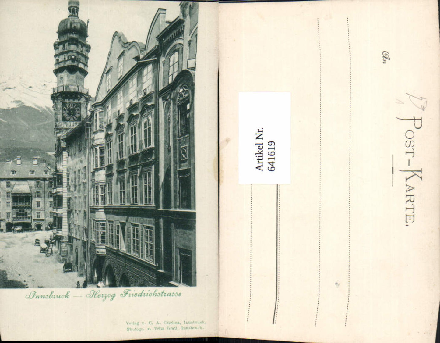 Alte Ansichtskarte – Old Postcard