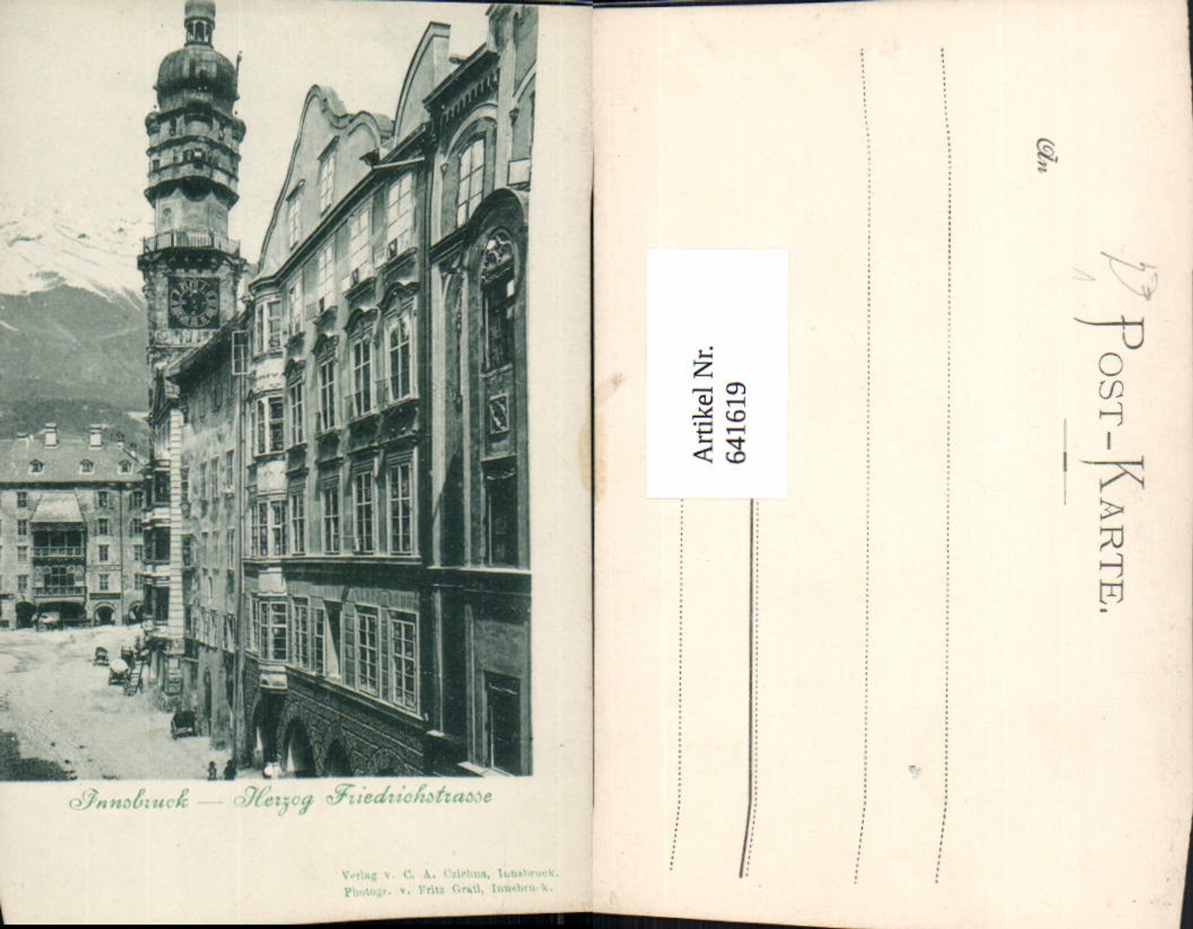 Alte Ansichtskarte – Old Postcard
