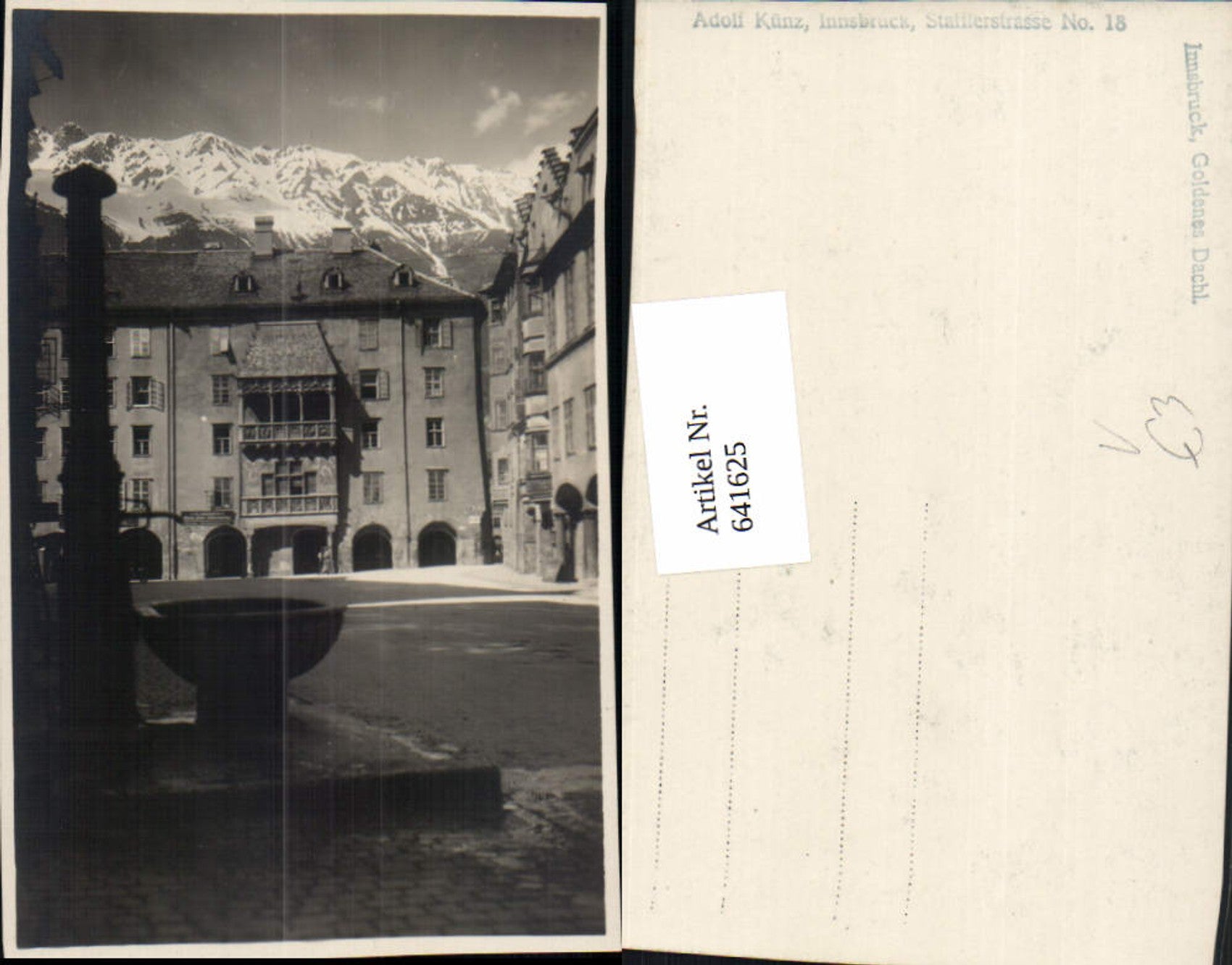 Alte Ansichtskarte – Old Postcard