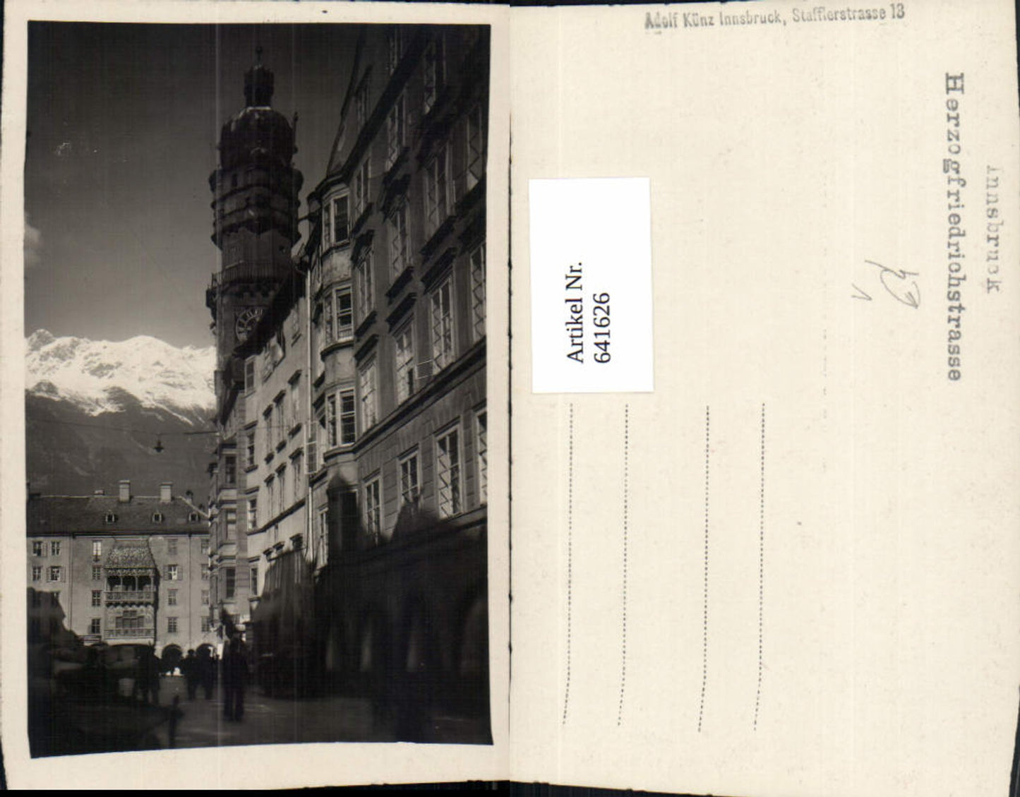 Alte Ansichtskarte – Old Postcard