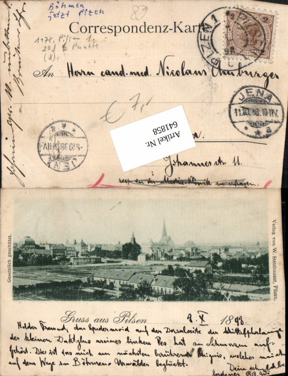 Alte Ansichtskarte – Old Postcard