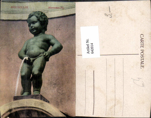 642014,Humor Scherz Toilettenhumor Junge pinkelt Bruxelles Brüssel