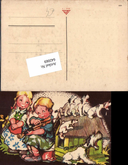 642069,Scherz Humor Hund Kinder Geige Hundehütte