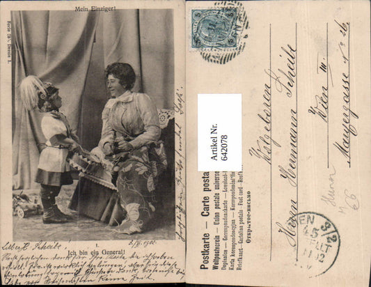 642078,Scherz Humor Kindersoldat Trommel Frau Kind