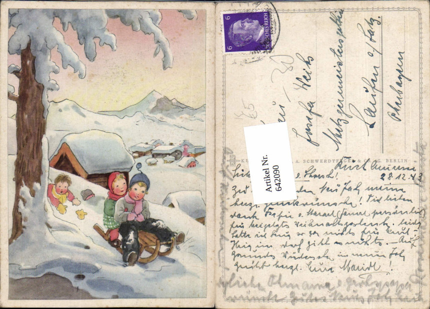 642090,Scherz Humor Kinder Rodel Schlitten