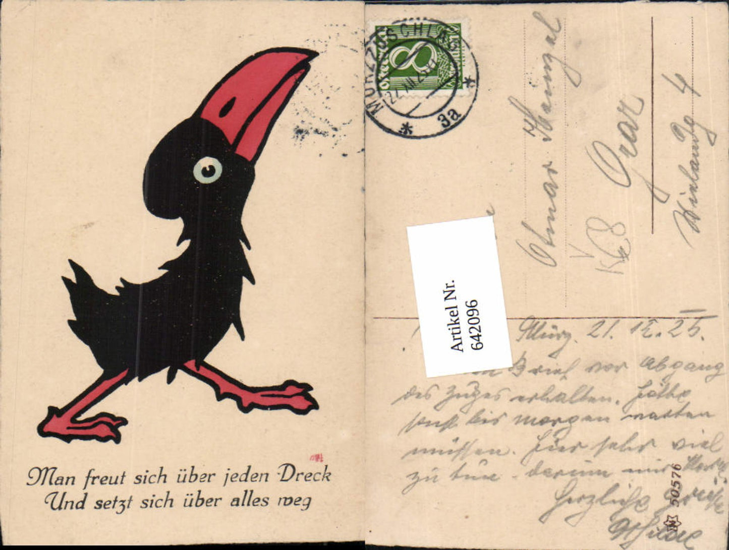 642096,Scherz Humor Rabe Vogel Stp. Mürzzuschlag