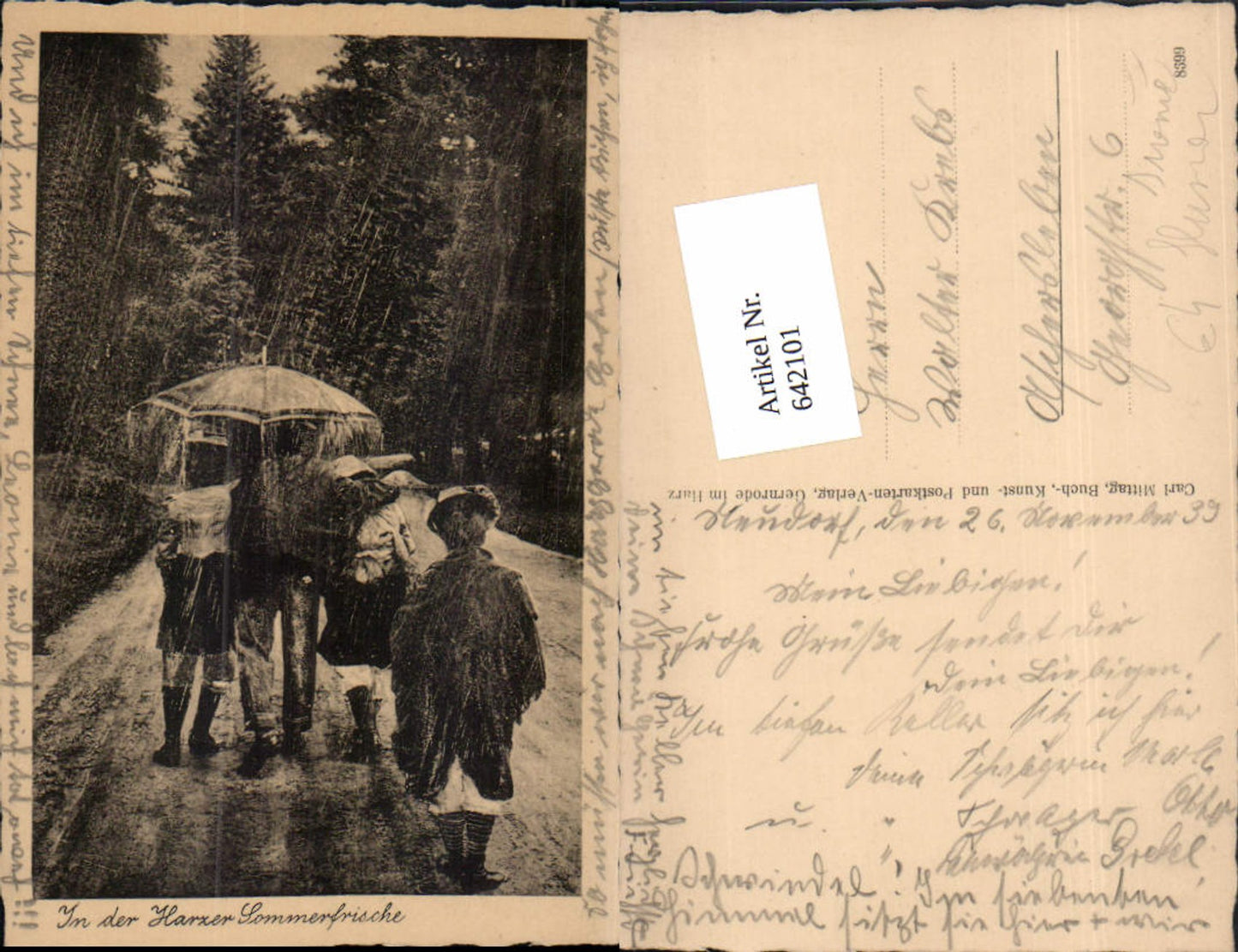 642101,Scherz Humor Schirm Regen Harzer Sommerfrische Harz Ironie