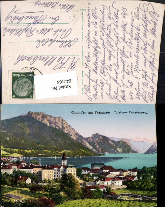 642168,Gmunden a. Traunsee Total v. Kalvarienberg pub Ottmar Zieher