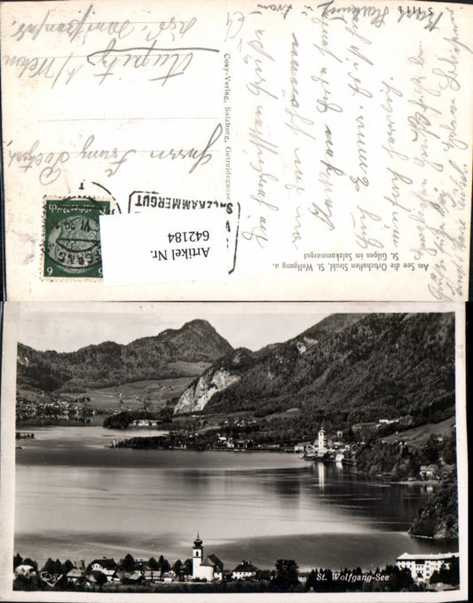 642184,Foto Ak St Wolfgang im Salzkammergut mit Strobl u. St. Gilgen pub Cosy