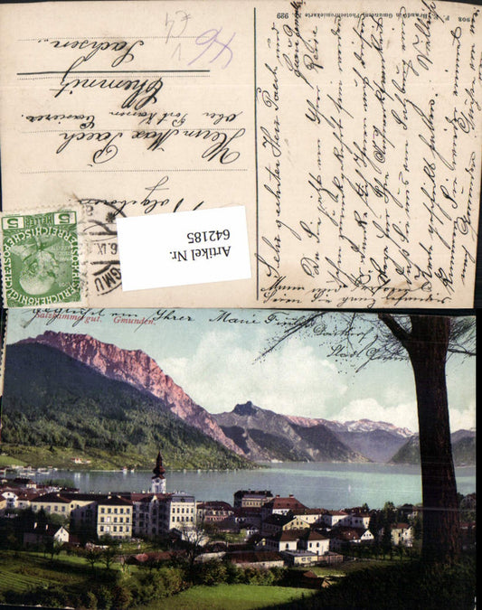 642185,Gmunden Salzkammergut pub F. E. Brandt 929
