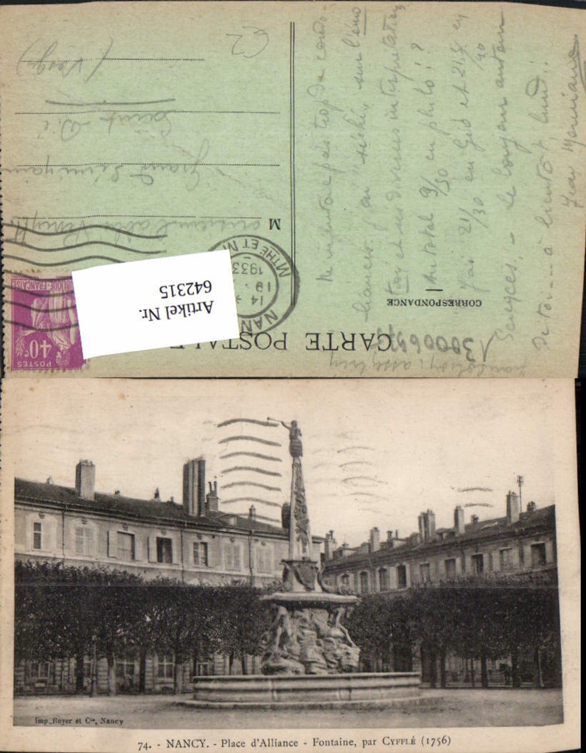 Alte Ansichtskarte – Old Postcard