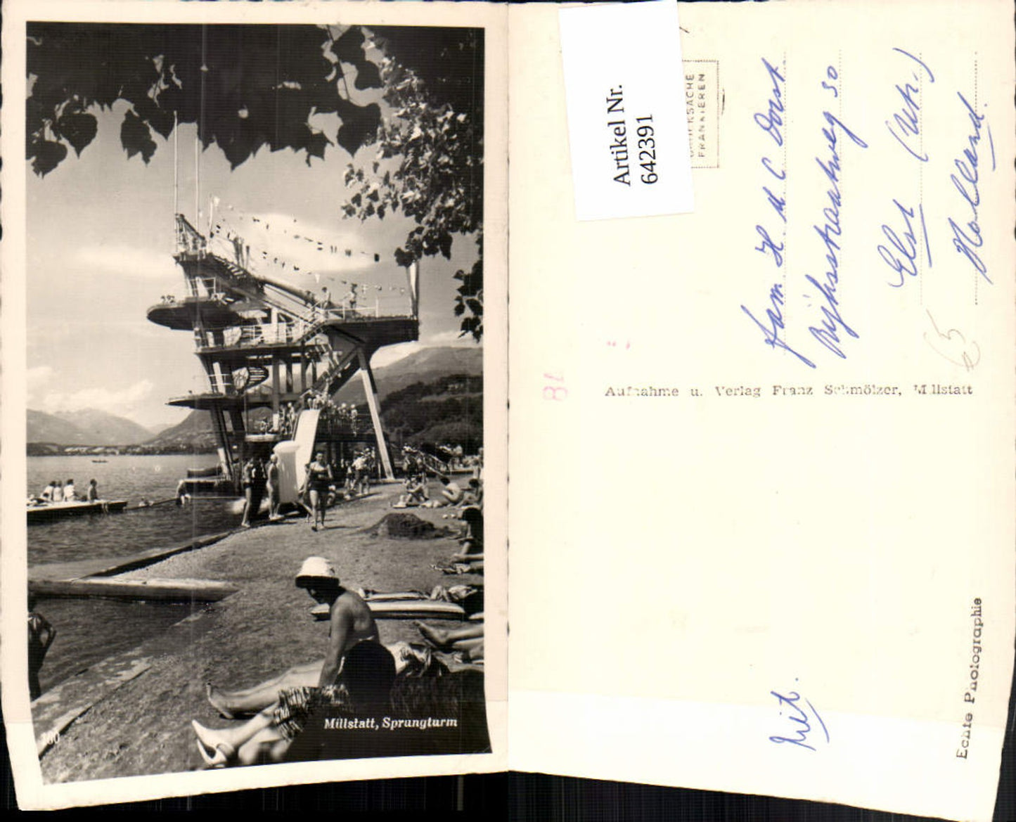 642391,Millstatt am Millstättersee Sprungturm Turm