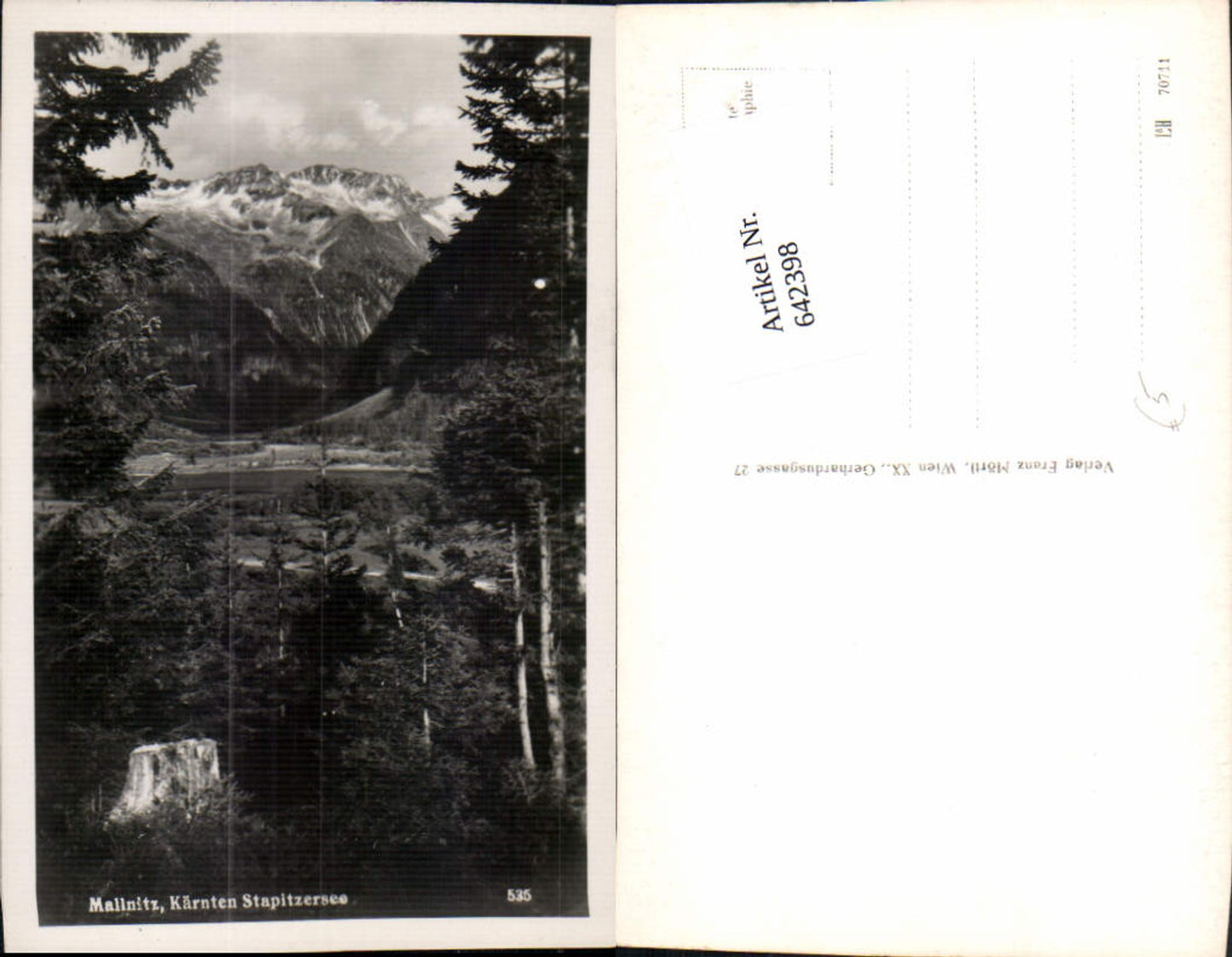642398,Mallnitz in Kärnten Stapitzersee