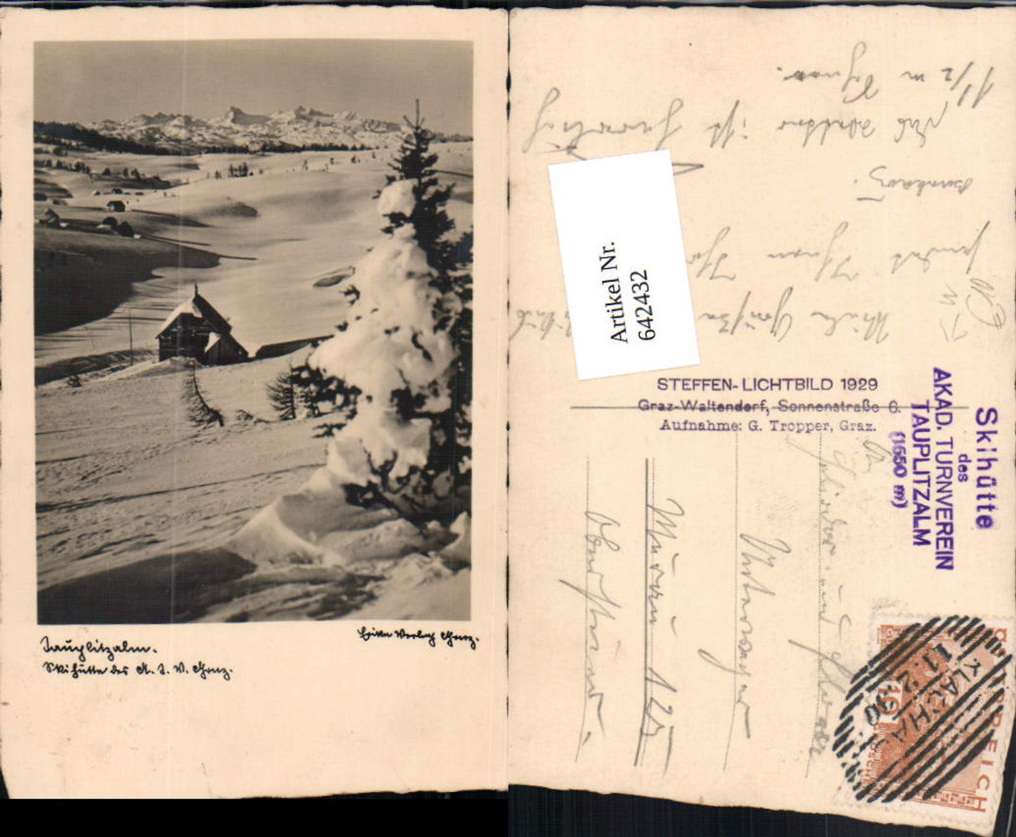 Alte Ansichtskarte – Old Postcard