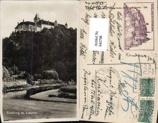 642798,Rosenburg Mold im Kamptal