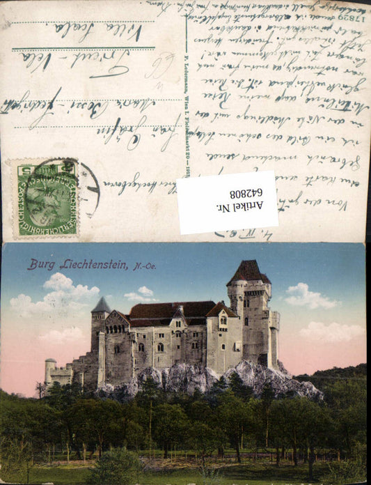 642808,Burg Liechtenstein bei Mödling